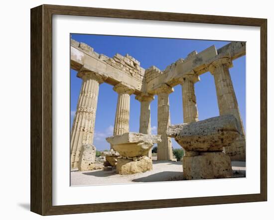 Selinunte, Sicily, Italy, Mediterranean, Europe-Oliviero Olivieri-Framed Photographic Print