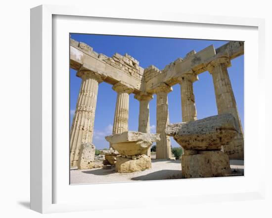 Selinunte, Sicily, Italy, Mediterranean, Europe-Oliviero Olivieri-Framed Photographic Print