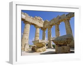 Selinunte, Sicily, Italy, Mediterranean, Europe-Oliviero Olivieri-Framed Photographic Print