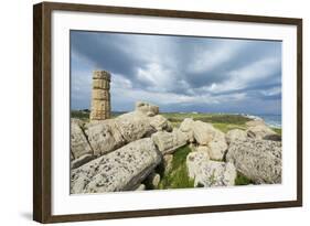 Selinunte, Trapani District, Sicily, Italy, Mediterranean, Europe-Bruno Morandi-Framed Photographic Print