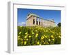 Selinus Greek Temple in Spring, Selinunte, Sicily, Italy, Europe-Stuart Black-Framed Photographic Print
