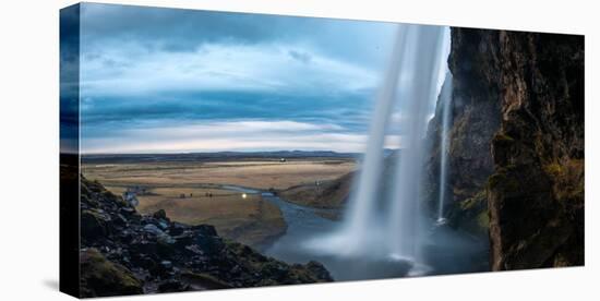 Seljalandsfoss waterfall, Iceland, Polar Regions-John Alexander-Stretched Canvas