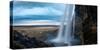 Seljalandsfoss waterfall, Iceland, Polar Regions-John Alexander-Stretched Canvas