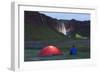 Seljalandsfoss Waterfall Lit Up at Night, Southern Region, Iceland, Polar Regions-Christian Kober-Framed Photographic Print