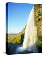 Seljalandsfoss Waterfall, Southern Area, Iceland, Polar Regions-Simon Harris-Stretched Canvas