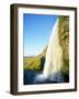 Seljalandsfoss Waterfall, Southern Area, Iceland, Polar Regions-Simon Harris-Framed Photographic Print