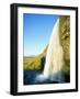 Seljalandsfoss Waterfall, Southern Area, Iceland, Polar Regions-Simon Harris-Framed Photographic Print