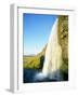 Seljalandsfoss Waterfall, Southern Area, Iceland, Polar Regions-Simon Harris-Framed Photographic Print