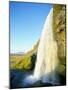 Seljalandsfoss Waterfall, Southern Area, Iceland, Polar Regions-Simon Harris-Mounted Photographic Print