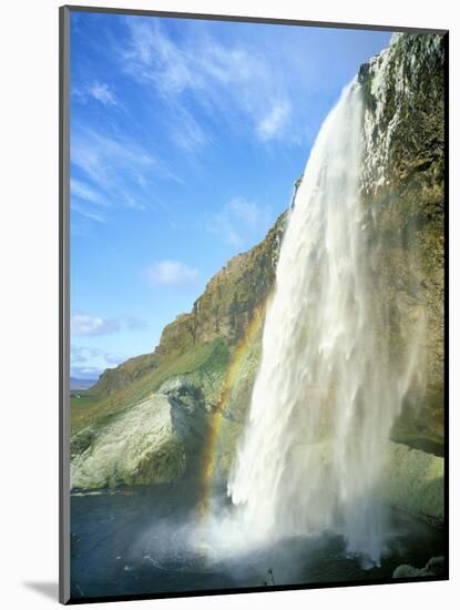 Seljalandsfoss Waterfall, Southern Area, Iceland, Polar Regions-Simon Harris-Mounted Photographic Print