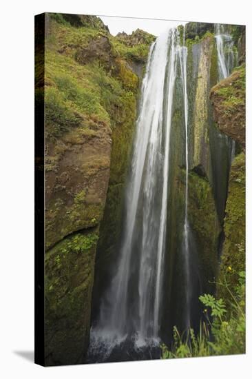 Seljalandsfoss Waterfall, Southern Region, Iceland, Polar Regions-Christian Kober-Stretched Canvas