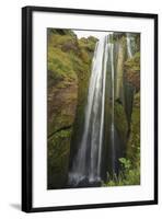 Seljalandsfoss Waterfall, Southern Region, Iceland, Polar Regions-Christian Kober-Framed Photographic Print