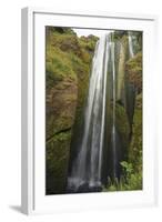 Seljalandsfoss Waterfall, Southern Region, Iceland, Polar Regions-Christian Kober-Framed Photographic Print