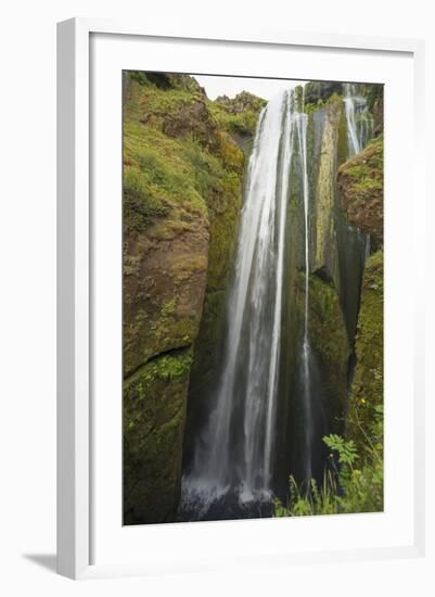 Seljalandsfoss Waterfall, Southern Region, Iceland, Polar Regions-Christian Kober-Framed Photographic Print