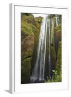 Seljalandsfoss Waterfall, Southern Region, Iceland, Polar Regions-Christian Kober-Framed Photographic Print