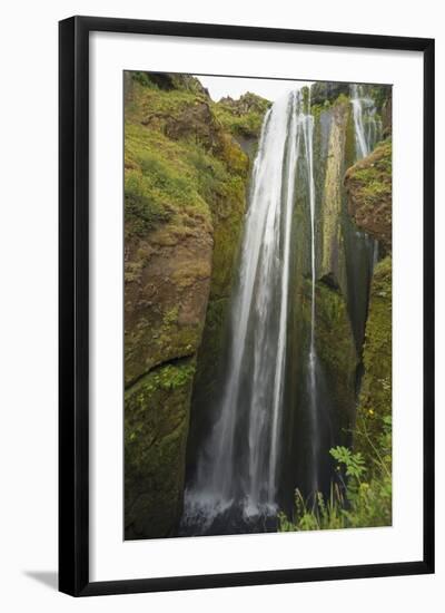 Seljalandsfoss Waterfall, Southern Region, Iceland, Polar Regions-Christian Kober-Framed Photographic Print