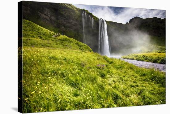 Seljalandsfoss Waterfall-George Oze-Stretched Canvas