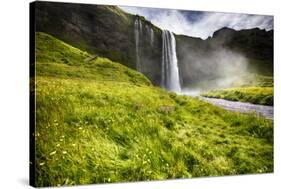 Seljalandsfoss Waterfall-George Oze-Stretched Canvas