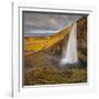 Seljalandsfoss (Waterfalls), South Iceland, Iceland-Rainer Mirau-Framed Photographic Print