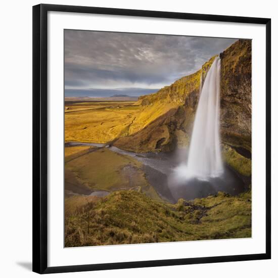 Seljalandsfoss (Waterfalls), South Iceland, Iceland-Rainer Mirau-Framed Photographic Print