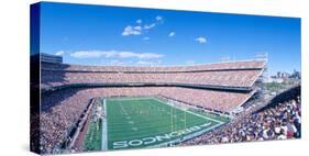 Sell-Out Crowd at Mile High Stadium, Broncos V. Rams, Denver, Colorado-null-Stretched Canvas