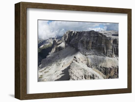 Sella Group, Sellapass, Val Di Fassa, the Dolomites, Sella-Frank Fleischmann-Framed Photographic Print