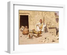 Seller of Artefacts, Dated 1885-Raphael Von Ambros-Framed Giclee Print