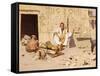 Seller of Artefacts, Dated 1885-Raphael Von Ambros-Framed Stretched Canvas