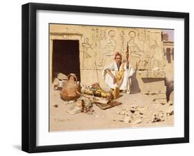 Seller of Artefacts, Dated 1885-Raphael Von Ambros-Framed Giclee Print