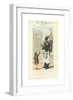 Seller of Breakfast Cocoa, C. 1813-Adrien Joly-Framed Giclee Print