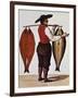 Seller of Smoked Salmon, Print, France, 19th Century-null-Framed Giclee Print