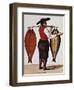 Seller of Smoked Salmon, Print, France, 19th Century-null-Framed Giclee Print