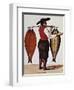 Seller of Smoked Salmon, Print, France, 19th Century-null-Framed Giclee Print