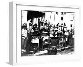 Sellers of Pasta-null-Framed Photographic Print