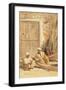 Sellers of Sugar Cane, Egypt, 1892-David Bates-Framed Giclee Print