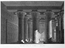 Perspective view of the portico interior, Esna (Latopolis), Egypt, 1822-Sellier-Giclee Print