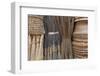 Selling brooms and baskets in Bhaktapur Durbar Square, Bhaktapur, Nepal-Keren Su-Framed Photographic Print