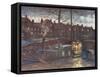 Selling Cakes from Boat-Nico Jungman-Framed Stretched Canvas