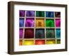 Selling Color Powder at Market, Pushkar, Rajasthan, India-Keren Su-Framed Photographic Print