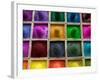 Selling Color Powder at Market, Pushkar, Rajasthan, India-Keren Su-Framed Photographic Print