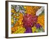 Selling Flowers for Diwali, Festival of Lights, Varanasi, India-Keren Su-Framed Photographic Print