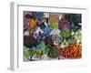 Selling Fruit in Local Market, Goa, India-Keren Su-Framed Premium Photographic Print