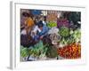 Selling Fruit in Local Market, Goa, India-Keren Su-Framed Photographic Print