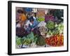 Selling Fruit in Local Market, Goa, India-Keren Su-Framed Photographic Print