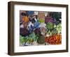 Selling Fruit in Local Market, Goa, India-Keren Su-Framed Photographic Print