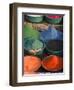 Selling Holy Color Powder at the Market, Puri, Orissa, India-Keren Su-Framed Photographic Print