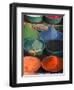 Selling Holy Color Powder at the Market, Puri, Orissa, India-Keren Su-Framed Photographic Print