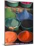 Selling Holy Color Powder at the Market, Puri, Orissa, India-Keren Su-Mounted Photographic Print