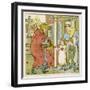 Selling Hot Cross Buns-Walter Crane-Framed Art Print