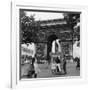 Selling Ice-Cream, Arc de Triomphe, Paris, c1950-Paul Almasy-Framed Giclee Print